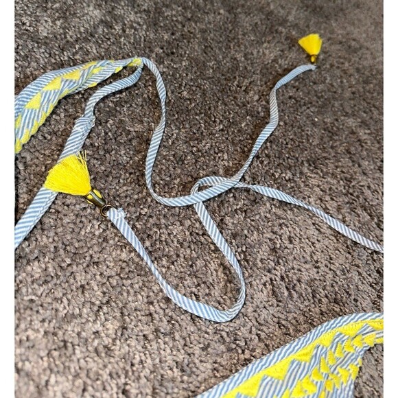 The lucky brand swimwear coverup blue striped - Picture 5 of 6